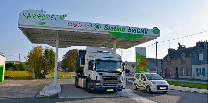 биогаз для грузовиков